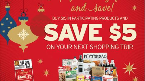 Hannaford 'Shop for Holiday Faves and Save' Feature