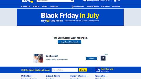 Best Buy 'Early Access' Web Page