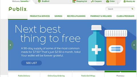Publix 'Next Best Thing to Free' Carousel Ad