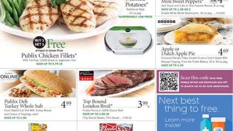 Publix 'Next Best Thing to Free' Feature