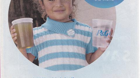 P&G Children's Safe Drinking Water FSI
