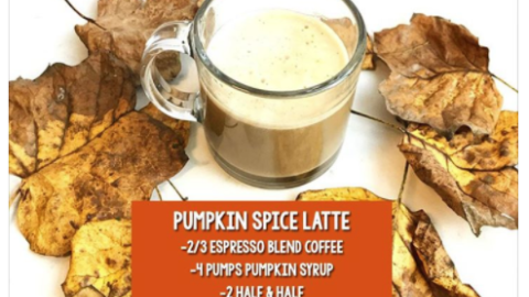 Speedway 'Pumpkin Spice Latte' Facebook Update