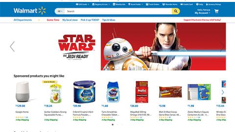 Walmart 'Star Wars' Carousel Ad