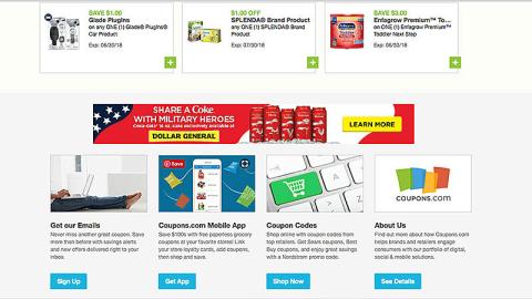 Coupons.com Dollar General 'Share a Coke with Military Heroes' Display Ad