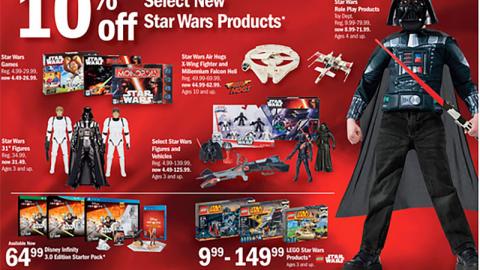 Meijer Star Wars 'Save On New Products' Insert Cover