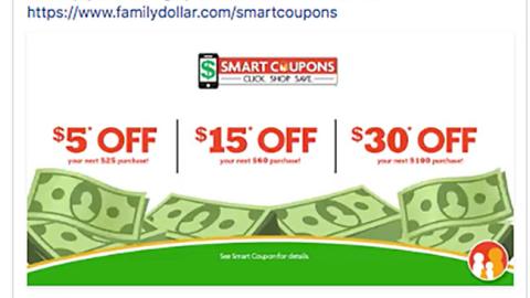Family Dollar 'Stretch Your Tax Refund' Facebook Update
