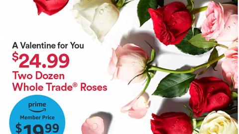 Whole Foods 'Two Dozen Whole Trade Roses' Email