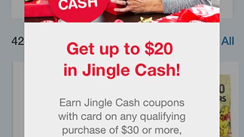 Walgreens App 'Jingle Cash' Promotion