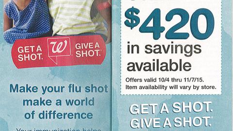 Walgreens October 2015 Coupon Book Cover