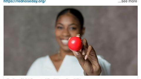 Walgreens 'Red Nose Day' LinkedIn Update
