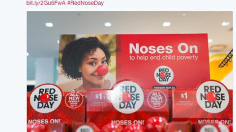 Walgreens 'Red Nose Day' Twitter Update