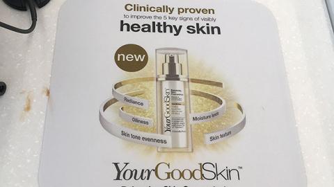 Walgreens YourGoodSkin Counter Cling
