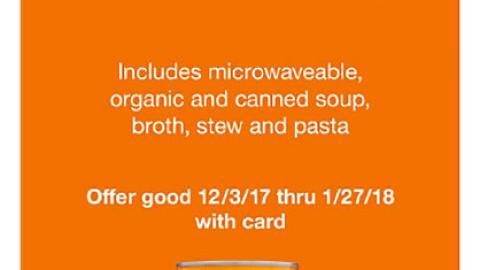 Walgreens 'Soup & Canned Meals' Coupon Book Feature