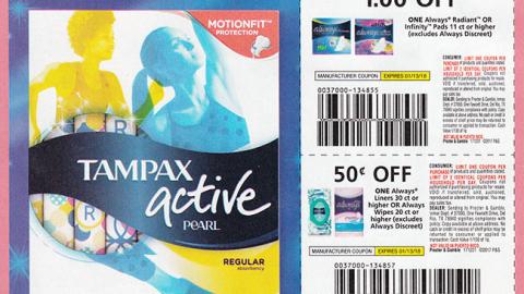 Tampax 'Moves With You' FSI