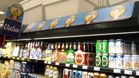 Kroger 'Summer of Beer' Shelf Signage