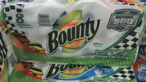 Bounty NASCAR Packaging