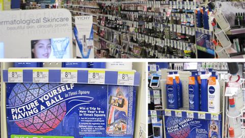 Nivea Walgreens 'Picture Yourself' Aisle Archway
