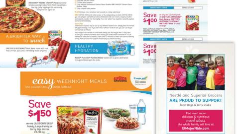 Nestle Superior Grocers 'Set the Table' Collateral