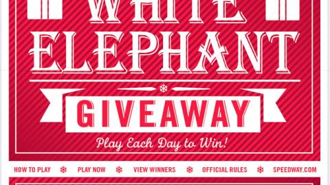 Speedway 'White Elephant Giveaway' Facebook Applet